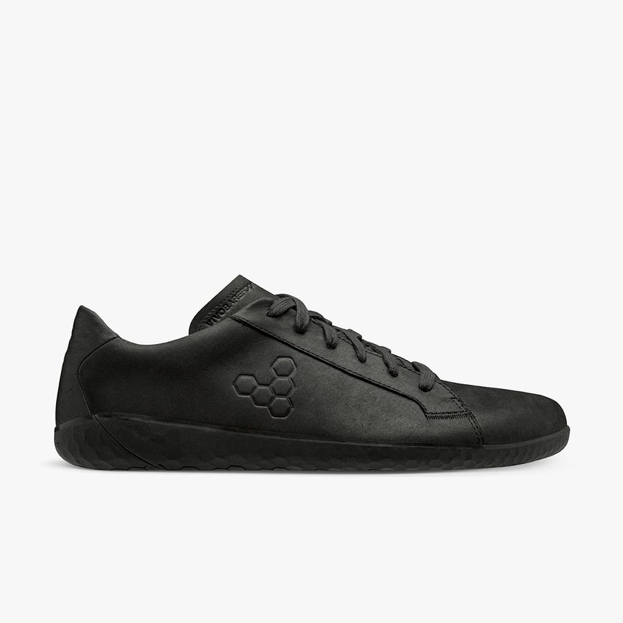 Black Men\'s Vivobarefoot Geo Court II Trail Shoes | Philippines 0037AHKP